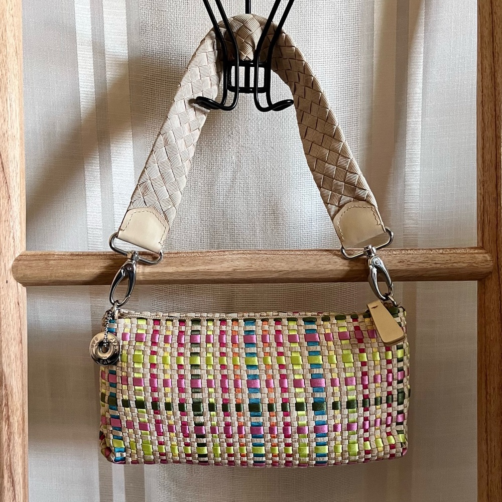 The SAK Woven Satin Ribbon Shoulder Bag